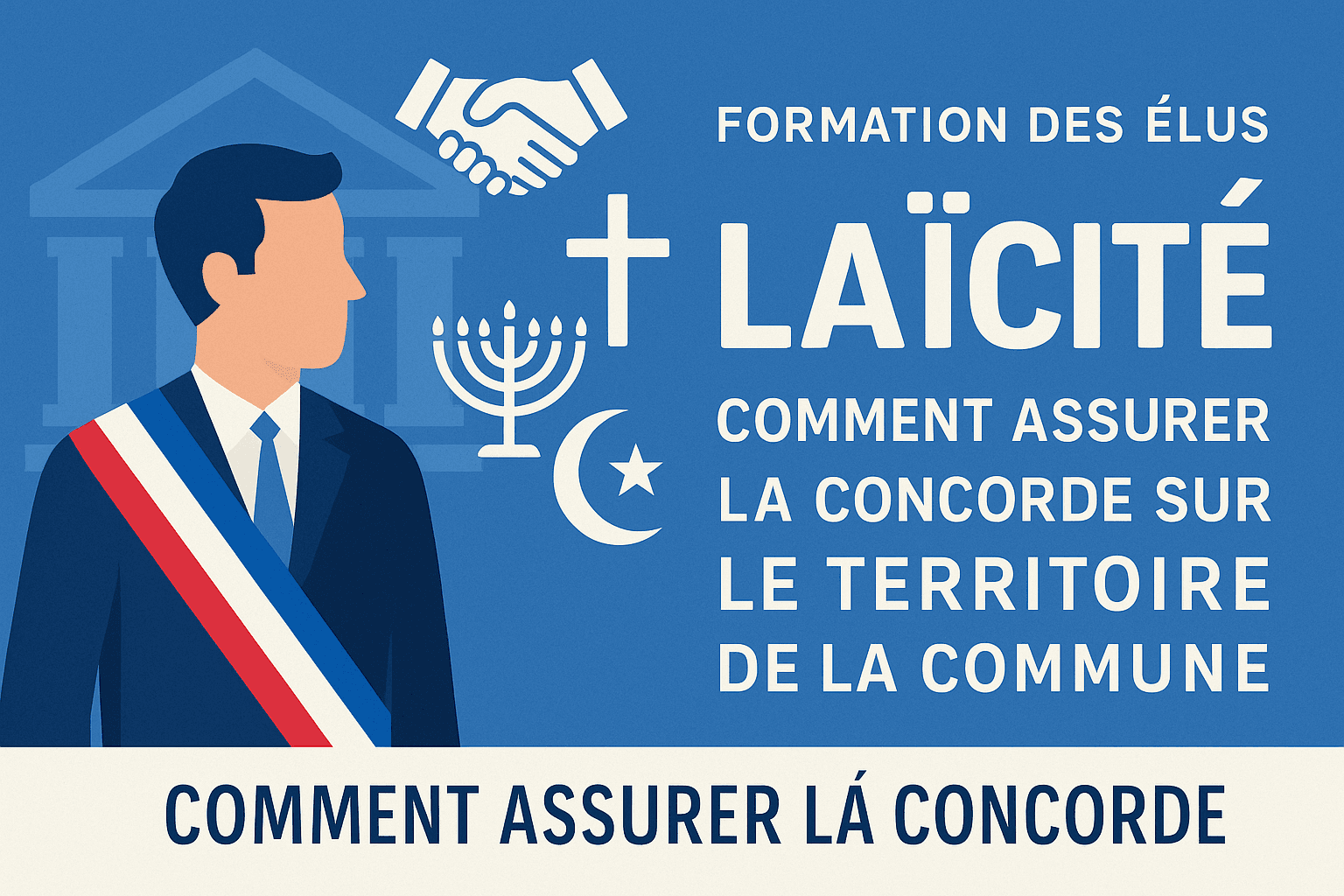 Laïcité : comment assurer la concorde sur le territoire de la commune ?